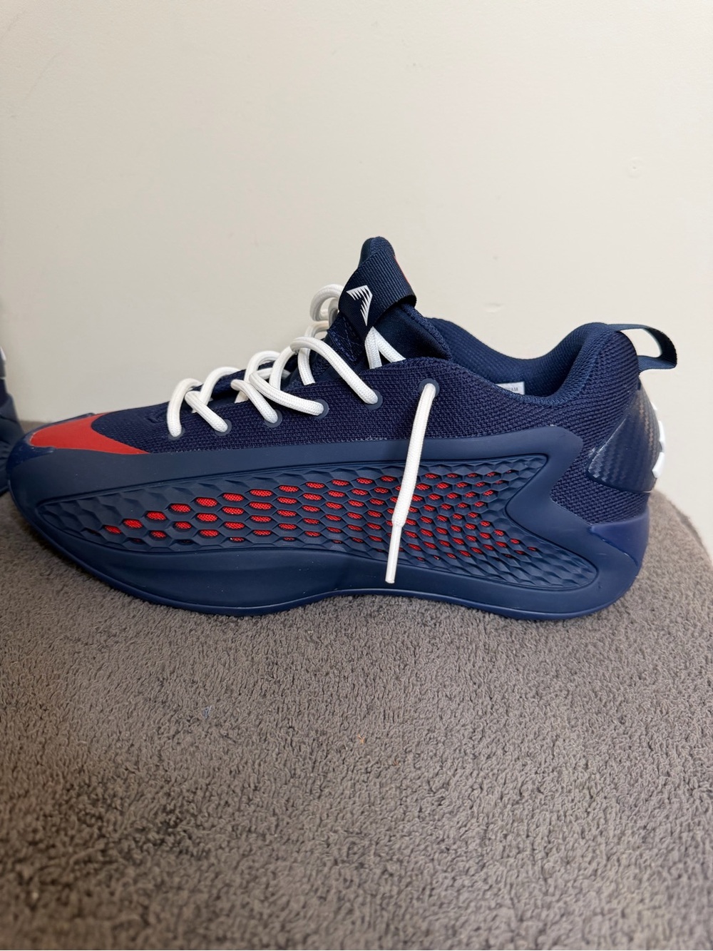 Men’s Adidas size 10 1/2 AE 1 low in “USA Night Indigo”. Excellent condition. - Picture 5 of 8